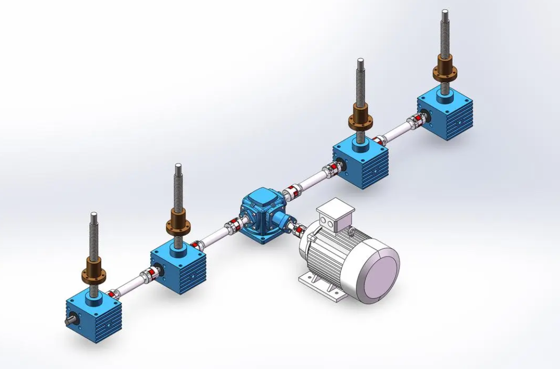 T型4臺聯動升降平臺 T型4臺聯動升降平臺